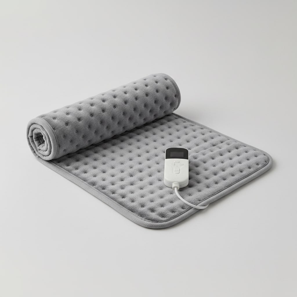 Petite couverture chauffante matelassée